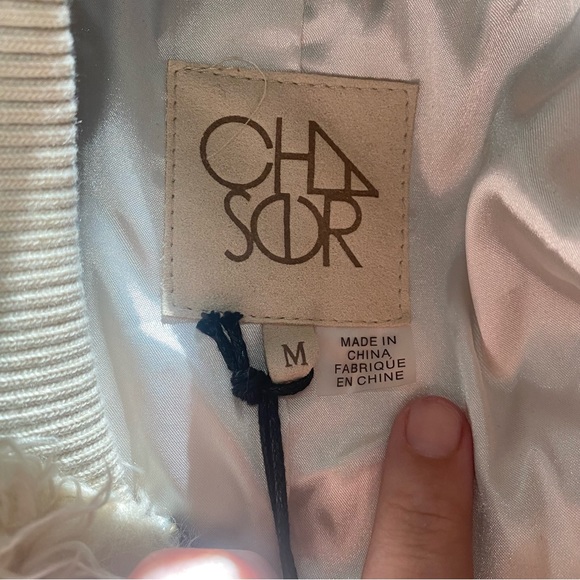 NWT Chaser Faux Fur Lamby Bomber Jacket - Picture 6 of 10